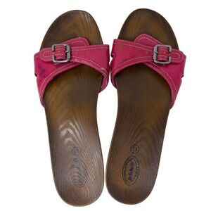 Dr. Scholl's Women's Pink Buckle Sandals Advanced Comfort Series Size 11